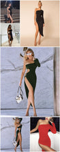 Load image into Gallery viewer, Hayley&#39;s High Split Party Dress

