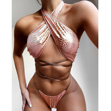 Load image into Gallery viewer, Bev&#39;s hollow out bikini set
