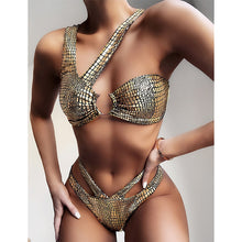 Load image into Gallery viewer, Bev&#39;s hollow out bikini set
