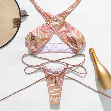 Load image into Gallery viewer, Bev&#39;s hollow out bikini set
