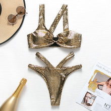 Load image into Gallery viewer, Bev&#39;s hollow out bikini set
