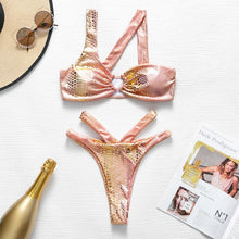 Load image into Gallery viewer, Bev&#39;s hollow out bikini set
