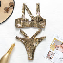 Load image into Gallery viewer, Bev&#39;s hollow out bikini set
