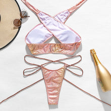 Load image into Gallery viewer, Bev&#39;s hollow out bikini set
