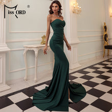 Load image into Gallery viewer, Missy&#39;s strapless Evening Party Dress
