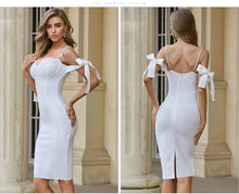 Load image into Gallery viewer, MK&#39;s Off the Shoulder Bandage Dress S
