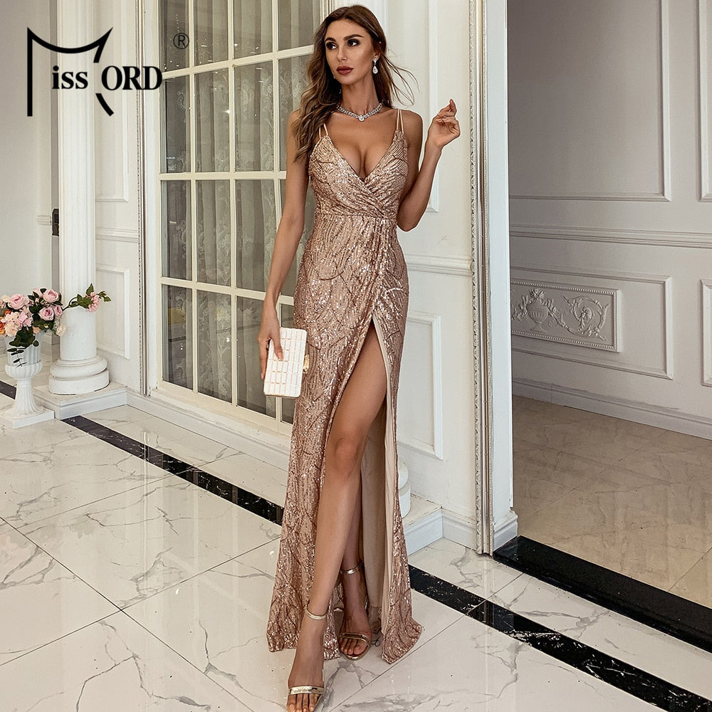Charlee's High Split Maxi Dress