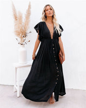 Load image into Gallery viewer, Chelsea&#39;s Crochet White Knitted Beach Cover up
