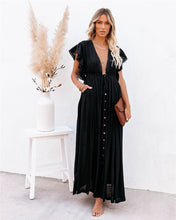 Load image into Gallery viewer, Chelsea&#39;s Crochet White Knitted Beach Cover up
