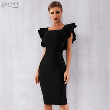 Load image into Gallery viewer, Natalie&#39;s Black Butterfly Sleeve Dress
