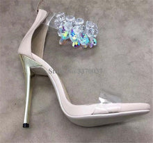 Load image into Gallery viewer, Ebony&#39;s  Luxury Rhinestone Transparent High Heel
