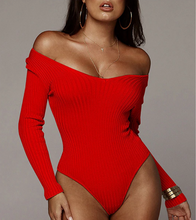 Load image into Gallery viewer, Aerie&#39;s Off Shoulder Ribbed Bodysuit
